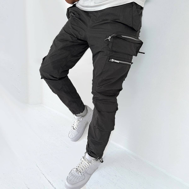Große Freizeithosen für Herren, weite Arbeitshosen mit mehreren Taschen, lange Hosen_voghion.com