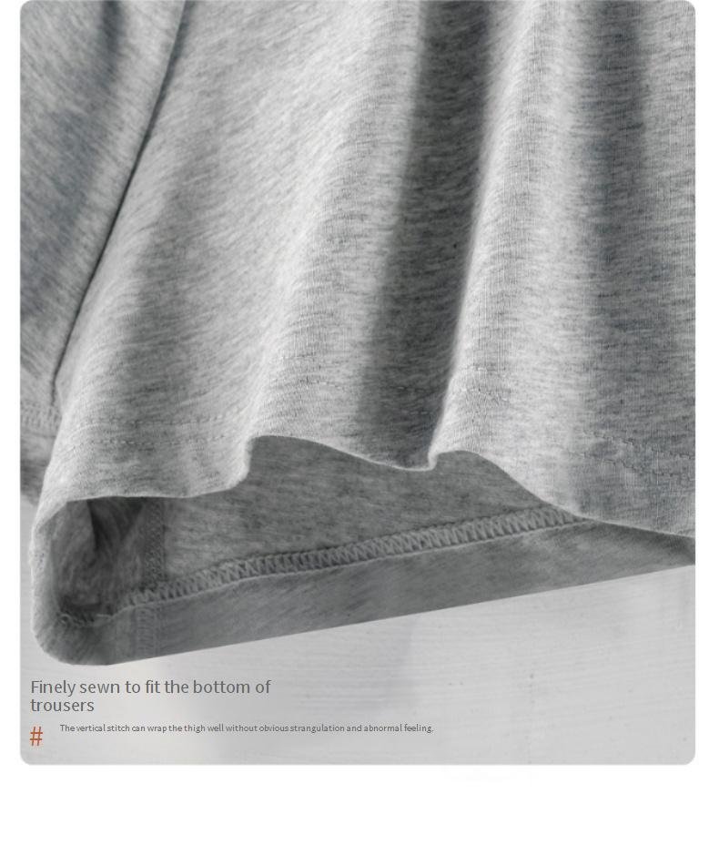 Intimo da uomo in cotone sportivo, traspirante, confortevole, anti-glutei, in seta di gelso, con cavallo abbinato_voghion.com