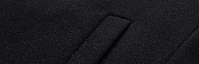 Men's Wool Blend Overcoat - Mid-Length Single-Breasted Peacoat For Business Casual & Winter Wear_voghion.com