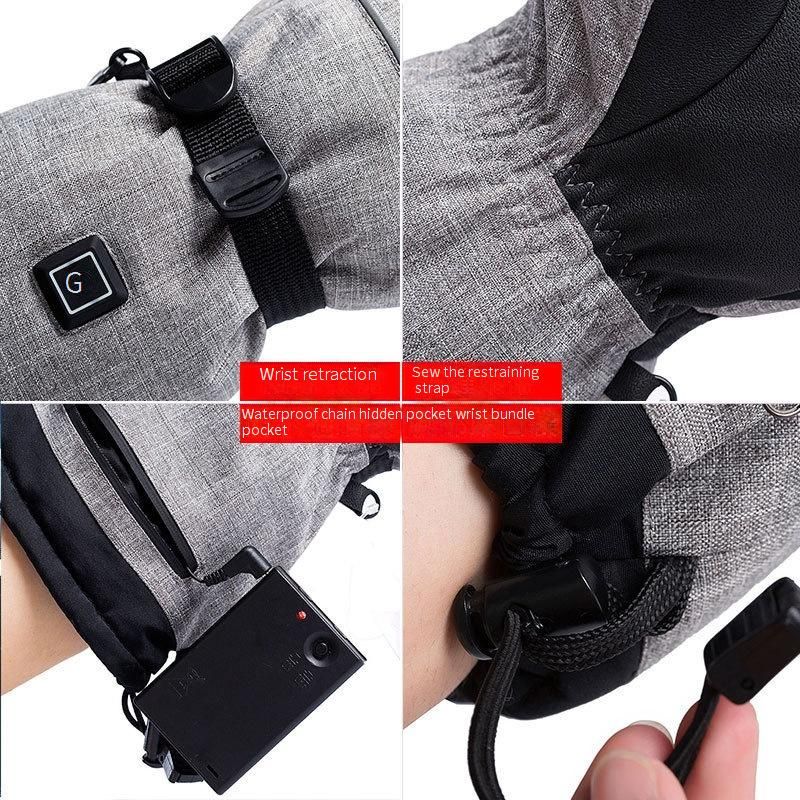 Gants chauffants intelligents pour hommes et femmes - Gants chauffants électriques d'hiver pour le ski, la randonnée, le vélo et les activités de plein air_voghion.com