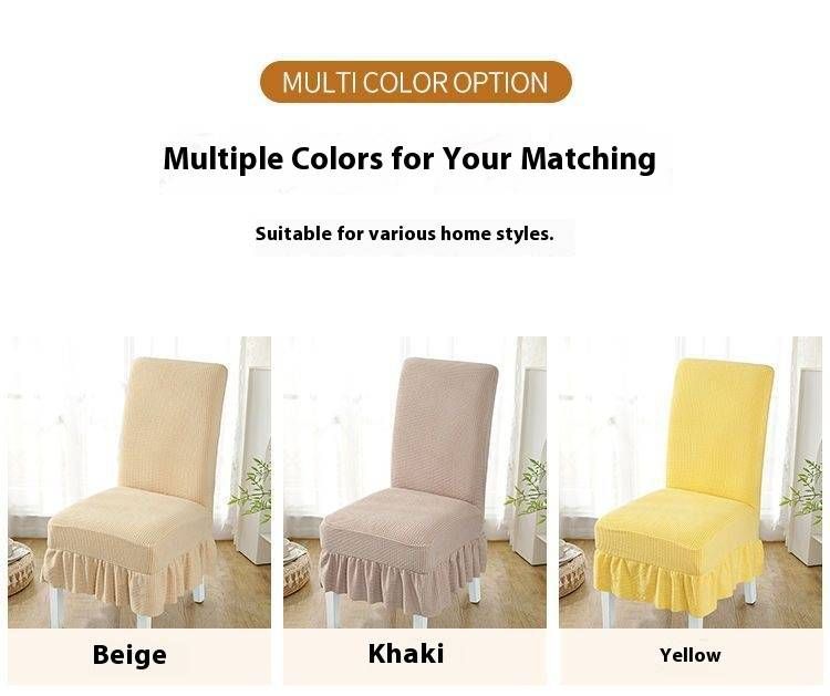 Cotton Tablecloth With Elastic Hem - Non-Slip Square Table Cover For Home & Restaurant, Anti-Scratch & Washable (Multiple Colors & Sizes)_voghion.com