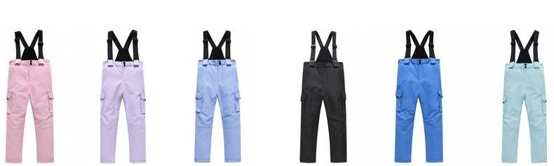 Conjunto de calça e jaqueta de neve infantil para o inverno - Roupa de esqui impermeável, à prova de vento e com isolamento térmico para meninos e meninas - Macacão térmico para esportes ao ar livre_voghion.com