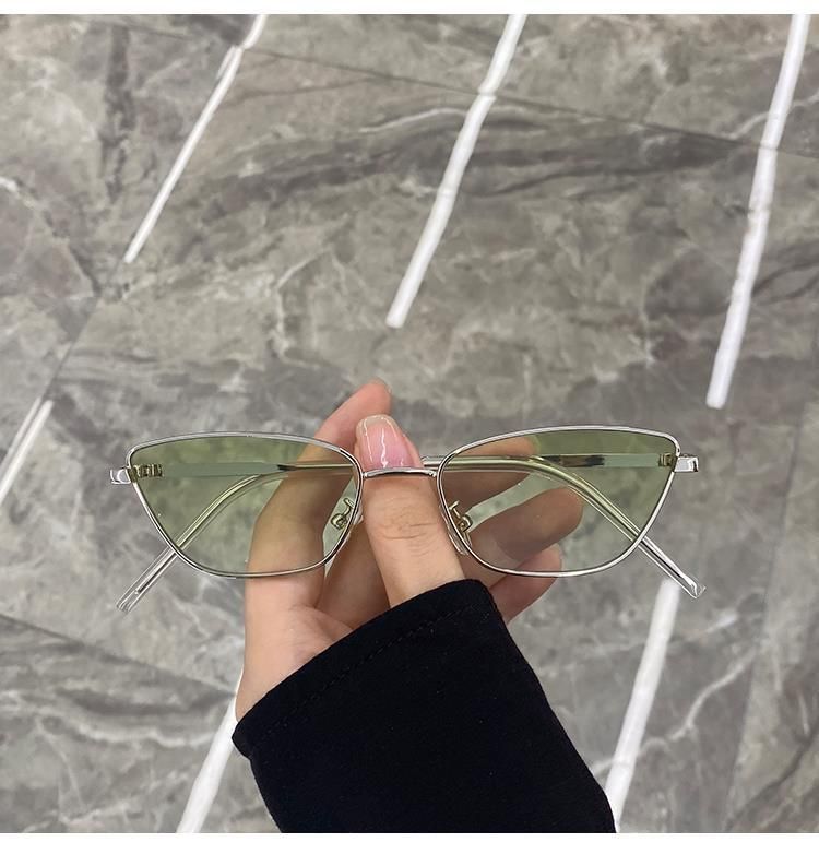 2025 Neue ultraleichte kleine quadratische Sonnenbrille für Damen, Anti-Ultraviolett-Sonnenbrille, rundes Gesicht, Ins für Männer_voghion.com