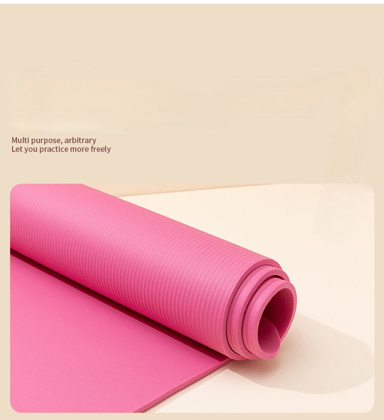 NBR Yoga Wide Thick Dance Fitness Exercise Extra Long 2cm Sleeping Mat_voghion.com