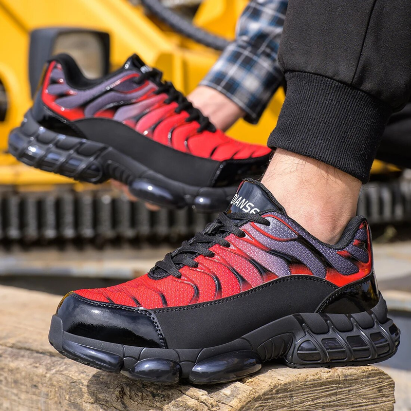 Mannen Vrouwen Veiligheid Anti-smash Anti-lek Ademend Lichtgewicht Werk Sneakers Onverwoestbare Schoenen Laarzen_voghion.com