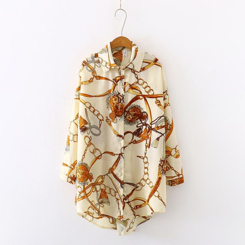 Design niche summer chiffon sunscreen mid-length long-sleeved shirt female design niche_voghion.com