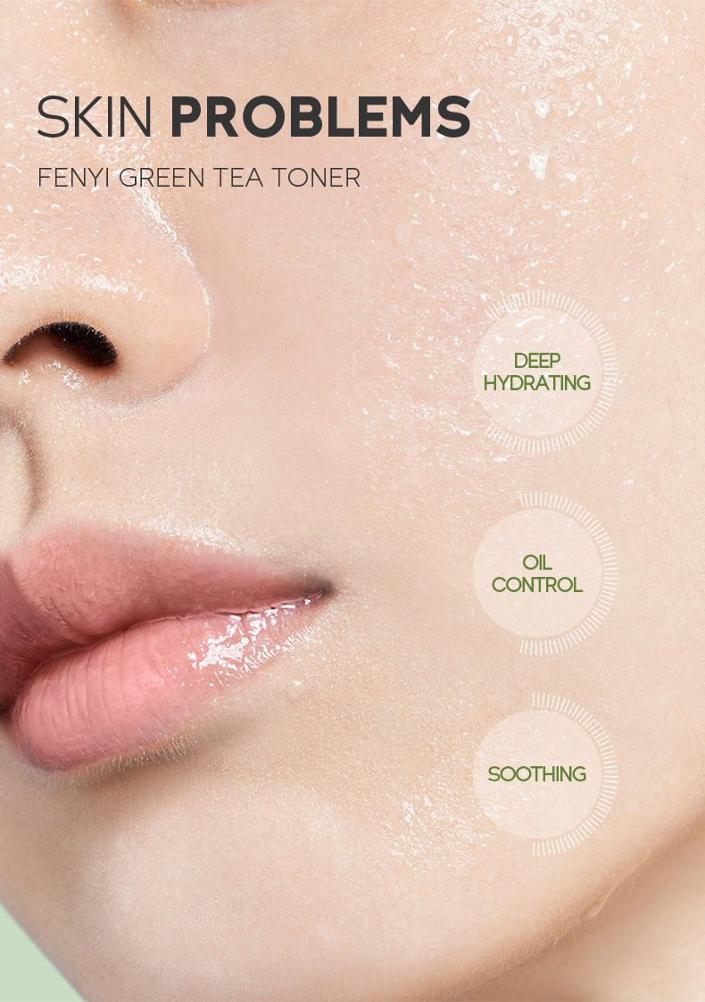 FENYI Grönt te 4 stycken hudvårdsprodukt Resestorlek Prov 1 stycke_voghion.com