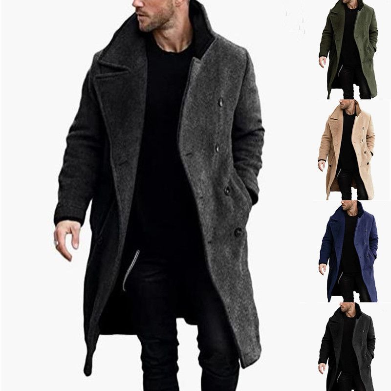 Suitable For All Seasons New Thickened Jacket Men's Coat Wool Material Version_voghion.com