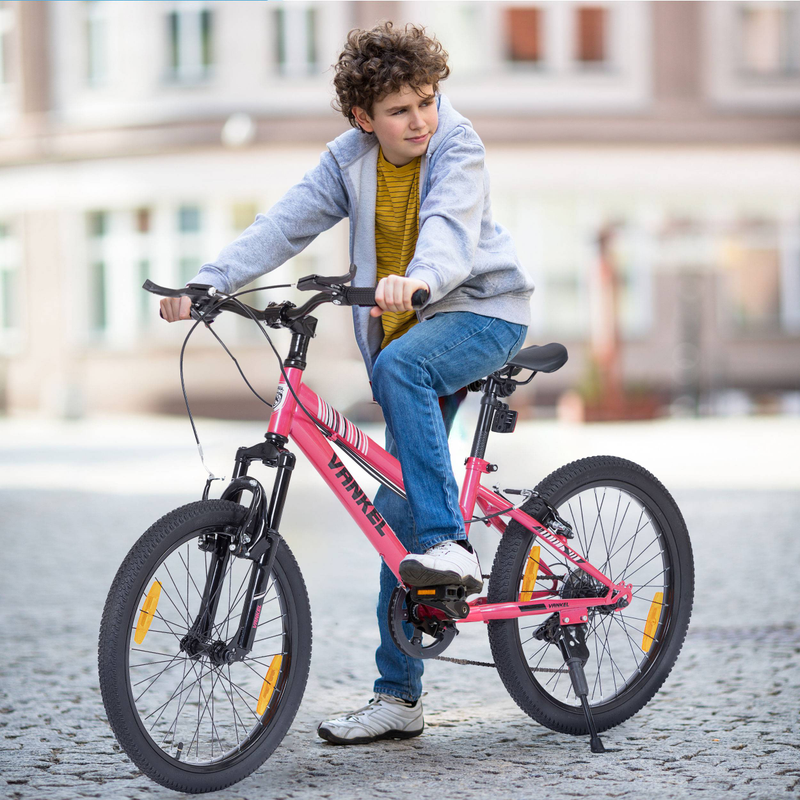 Vankel 20” Bike For Kids Aged 6–9 – Lightweight Mountain Bicycle With 6 Gears And V-Brake System_voghion.com