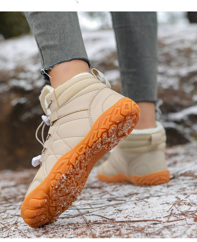 Outdoor Hiking And Mountaineering Cotton Shoes, Men's And Women's Snow Boots, Work Boots_voghion.com