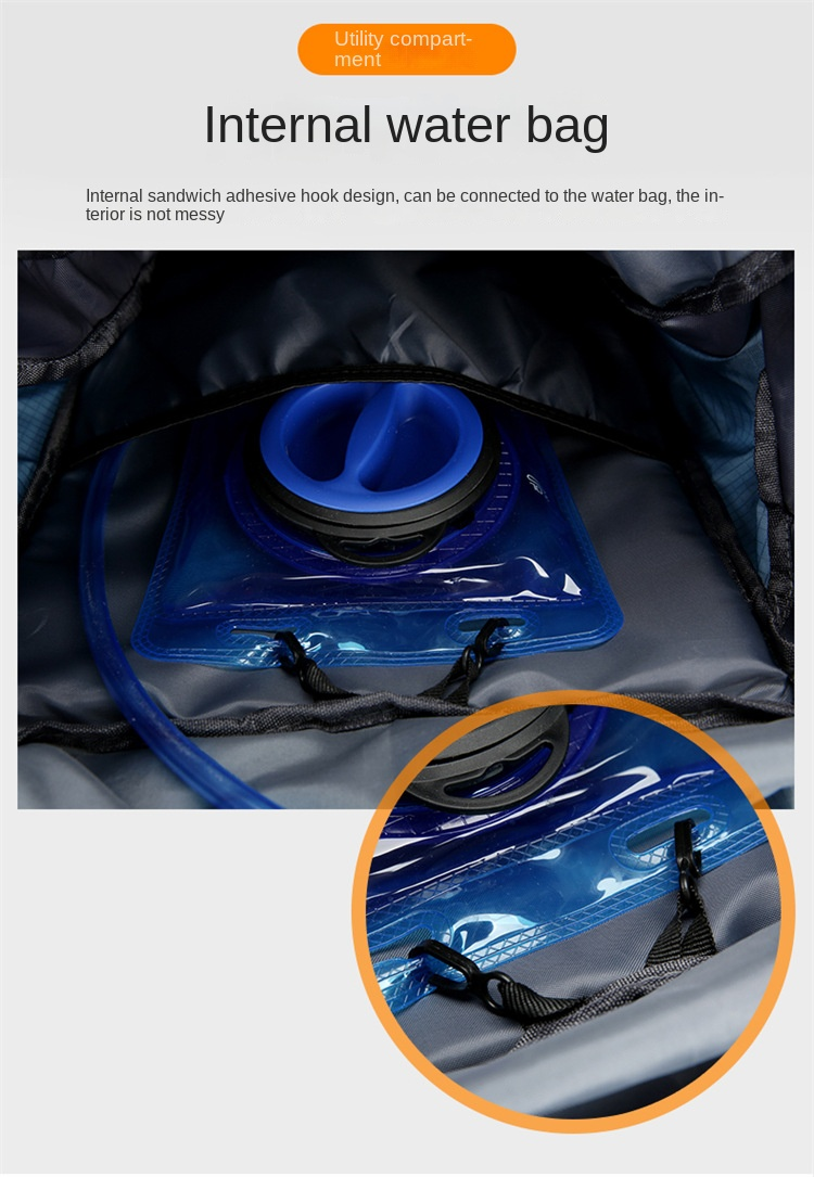 NOKO-bergrugzakken, buitensportrugzakken, nylon wandel- en kampeerrugzakken, 55+10L_voghion.com