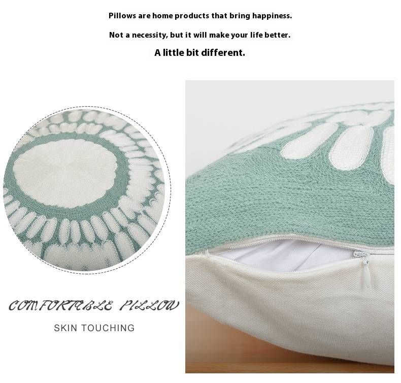 Minimalistischer Kissenbezug mit Einsatz – Waschbarer Sofa-/Bettkissenbezug aus Baumwolle, 45 x 45 cm, Unifarben (Nr. 1–4), atmungsaktive PP-Füllung, Zen-Wohndekor_voghion.com