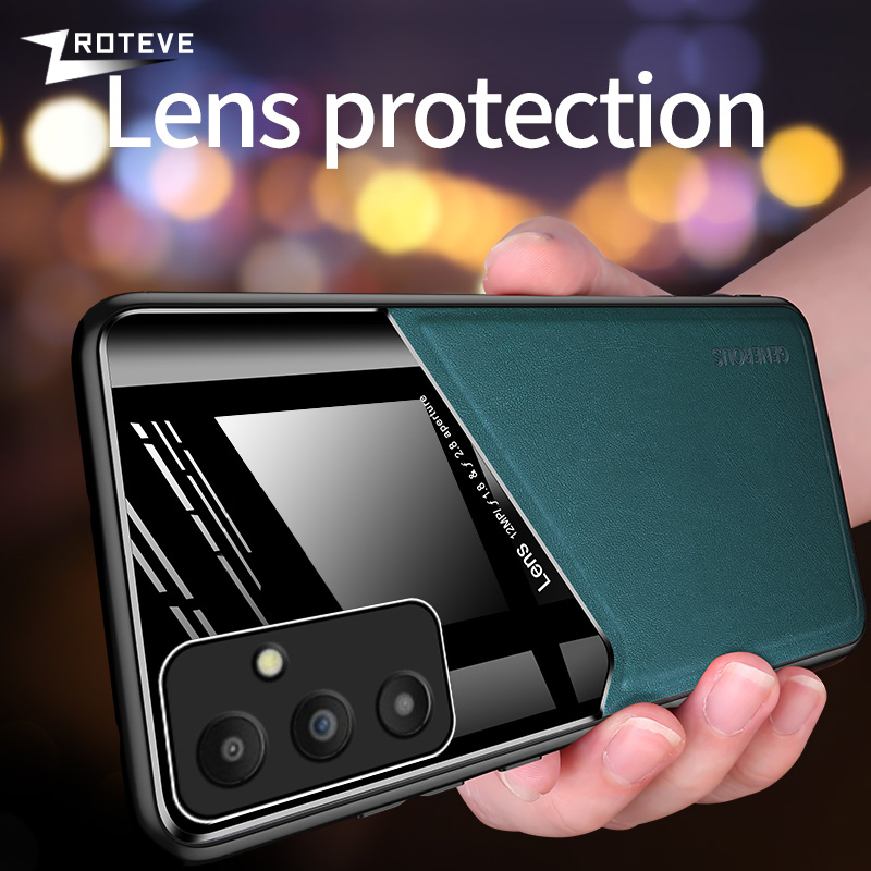 A54 Case ZROTEVE PU Leer Auto Magnetische PC Cover Voor Samsung Galaxy A34 A24 A14 A04 A04S A04E M04 m14 M54 A13 A23 A53 A73 Gevallen_voghion.com