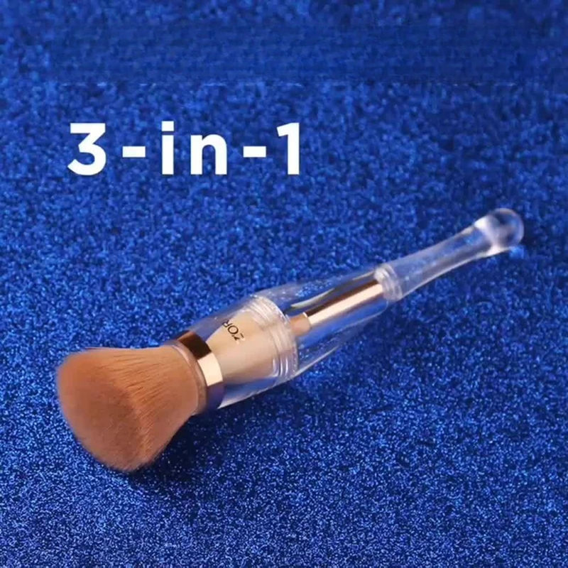 3 az 1-ben puha sminkecset-készlet, szemceruza, szemhéjfesték-ecset, kozmetikai alapozó, pirosító, púder, keverő szépségápolási sminkeszköz_voghion.com