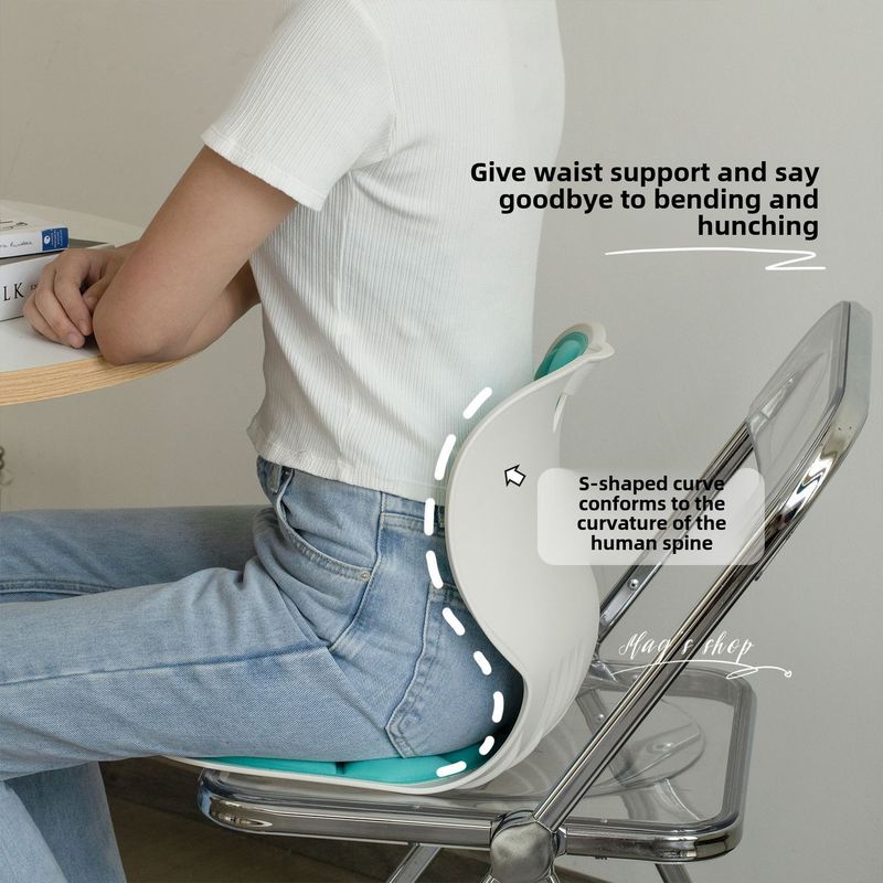 Waist Seat Cushion Children's Student Office Sitting For A Long Time Is Not Tired Artifact Ergonomic Chair Petal Seat Cushion Cushion Integrated_voghion.com