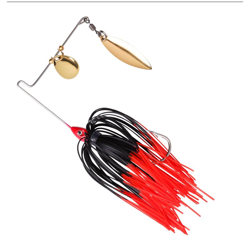 Esca per la pesca in mare con paillettes composita Bearded Man, rotante, in acqua dolce, 8,2 g/10 g_voghion.com