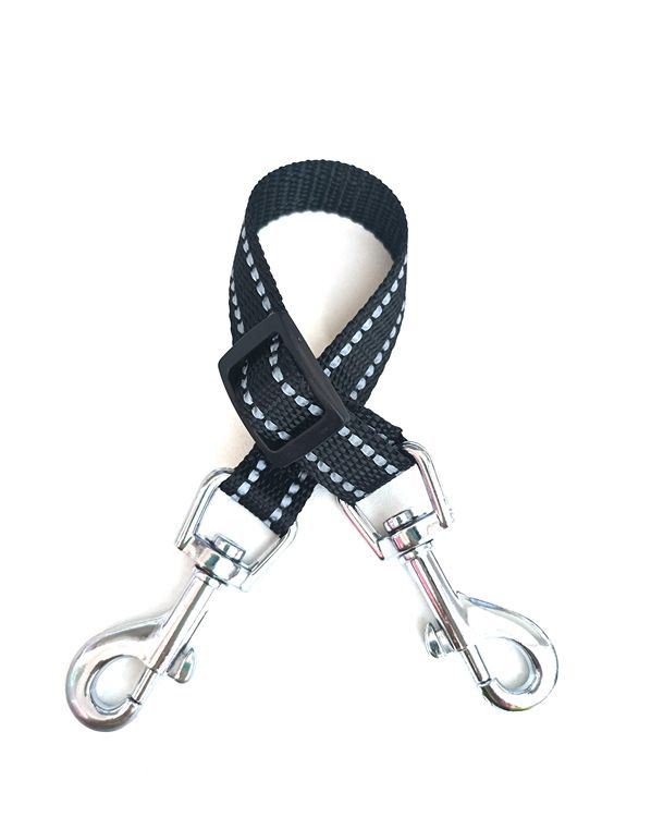 Extended Double Hook Night Glow Pet Leash High Brightness Reflective Strap_voghion.com