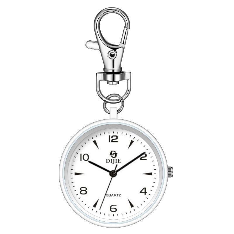 Watch Pendant Keychain hanging watch Nurse watch Clear small student pocket watch Large number quartz watch_voghion.com