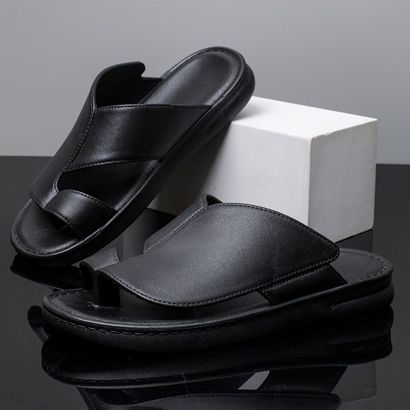 Herren Flip Flops 2025 Anti-Rutsch-Sommer-Oberbekleidung Mode Soft Bottom Beach Clip Toe Cool Casual Herren Hausschuhe_voghion.com