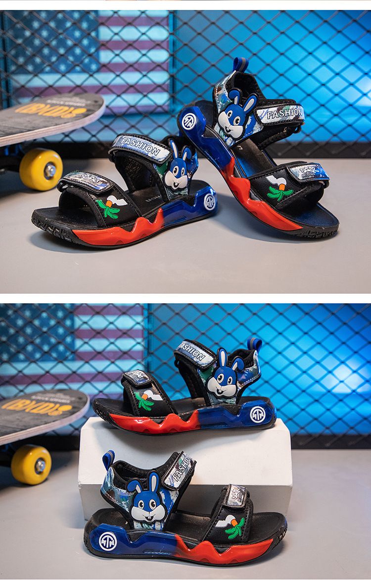Sandali sportivi casual da bambino, nuovi cartoni animati estivi 2024 per bambini, scarpe da spiaggia per ragazzi grandi_voghion.com