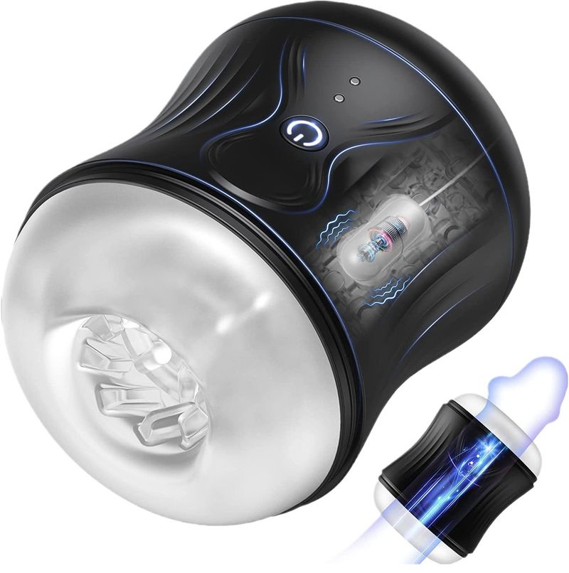 Ligao Masturbator Men's Automatic Vibration Penetration Exerciser Penis Exercise Masturbator Men's Adult Products_voghion.com