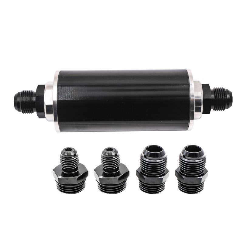 úprava auta univerzální 50MM olejový palivový filtr filtr vložkového filtru oleje AN6 AN8 AN10_voghion.com