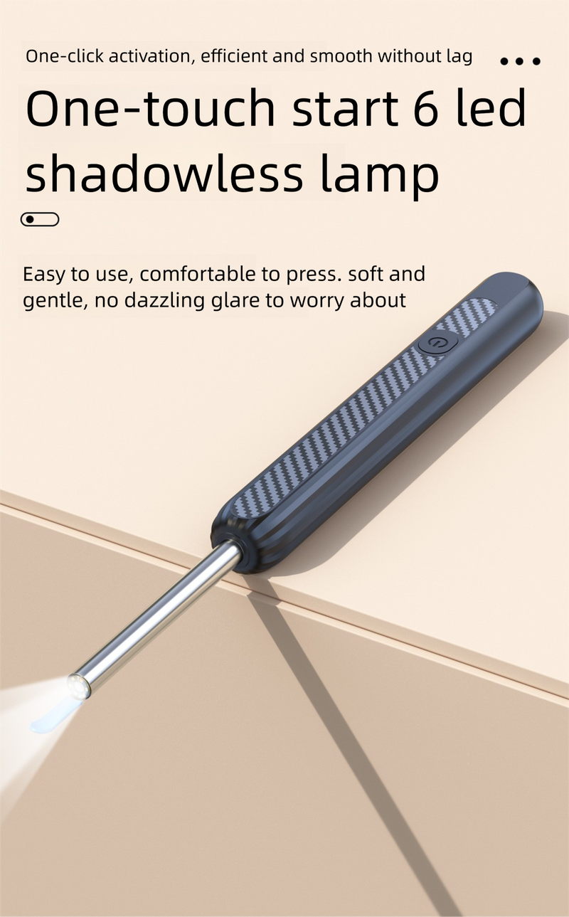 New Product HD Waterproof Camera Head Luminous Wireless Visual Ear Pick_voghion.com