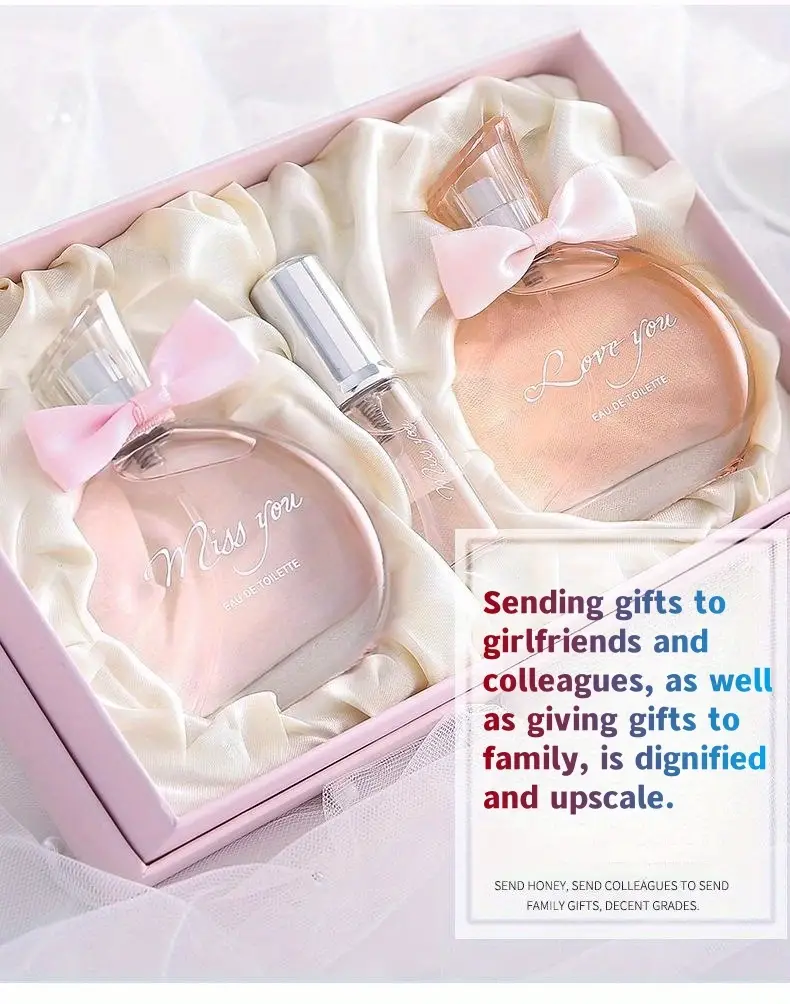 Set di profumi da donna, profumo spray da donna, note di cedro rinfrescanti e durature, eau de toilette spray per appuntamenti e vita quotidiana, un regalo ideale per lei_voghion.com