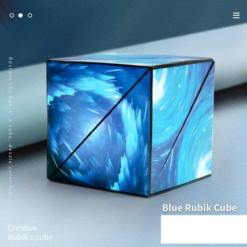 Geometria Magnética Cubo Mágico Sólido Quebra-cabeça Quebra-cabeça de Descompressão Quebra-cabeça Quebra-cabeça com Geometria Versátil Magnetismo_voghion.com