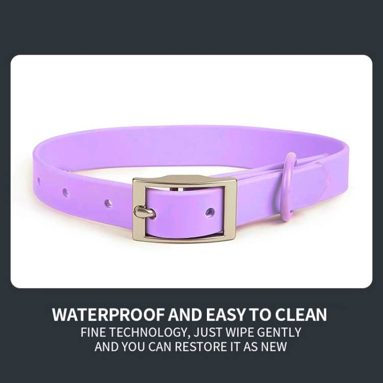PVC Pet Loop Dog Collar For Outdoor Walking_voghion.com