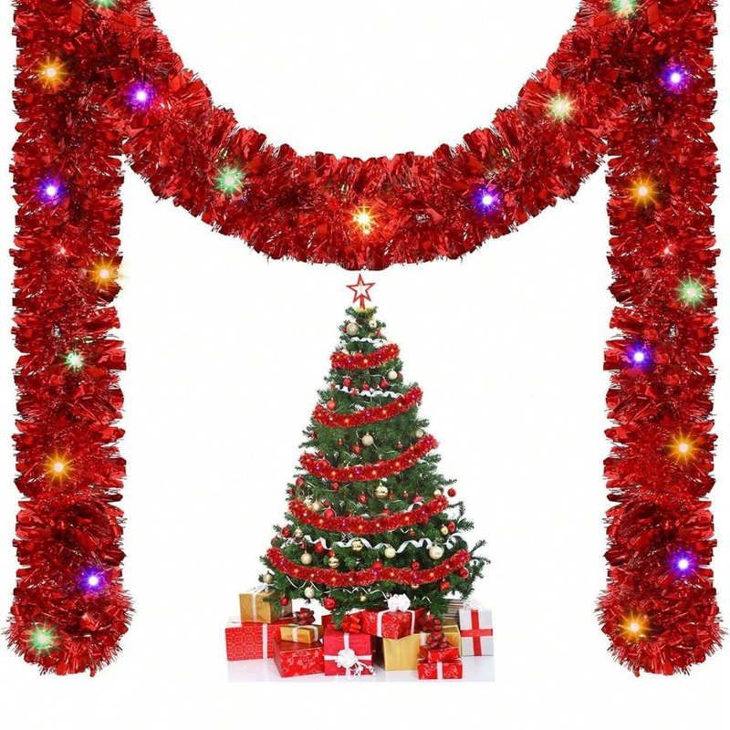 Kreative Hängedekoration für Weihnachtstreppen aus Rattan, fünfzackiger Stern mit bunten Streifen, buntes Band aus Rattan für das Frühlingsfest_voghion.com