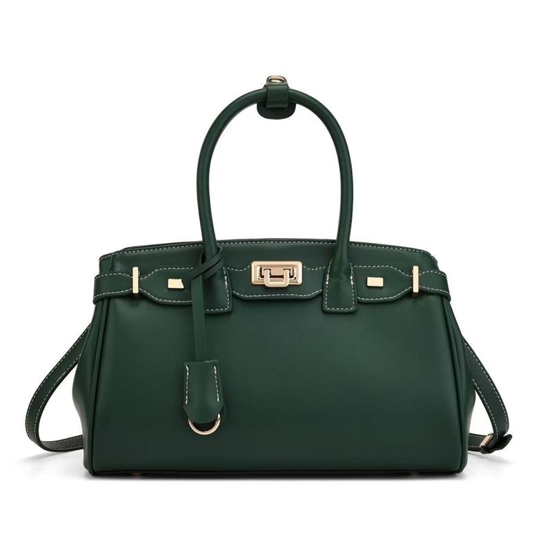 Borsa a mano in stile Birkin di JW PEI con chiusura a lucchetto, grande capacità per autunno inverno – sostenibile e durevole_voghion.com