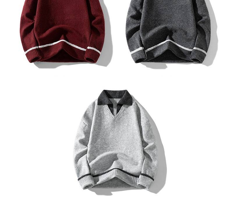 Inspirierter Oversize-Strickcardigan für Herren – Lässiger Langarmpullover mit offener Vorderseite und Schalkragen – Lockere Passform mit Twist-Stitch-Design_voghion.com