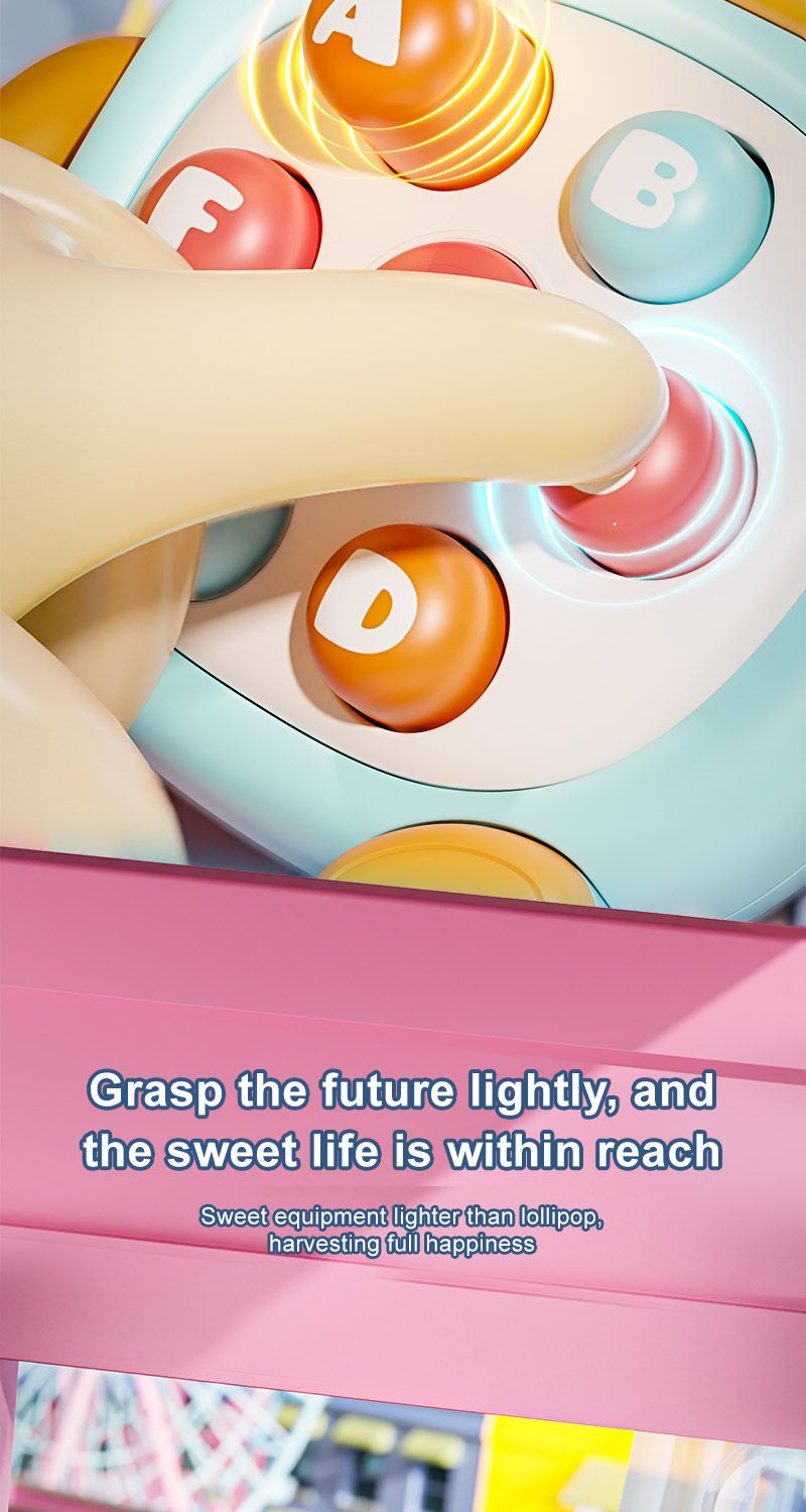 Interactive Handheld Plastic Whack A Mole Game Educational Toy For 3 To 4 Years Old Enhances Hand Eye Coordination For Babies_voghion.com