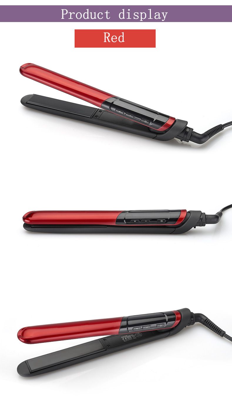 Curling Irons Straightening Device Hair Straightener Brush_voghion.com