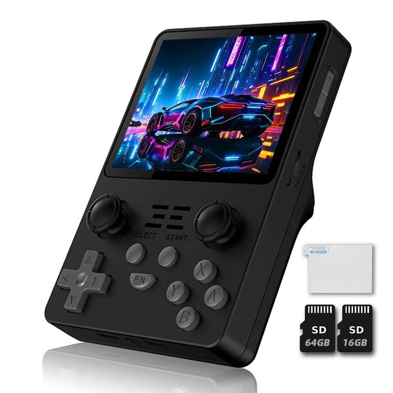 Consola de juegos portátil RGB20S de 3,5 pulgadas con pantalla IPS de código abierto y más de 25 emuladores_voghion.com