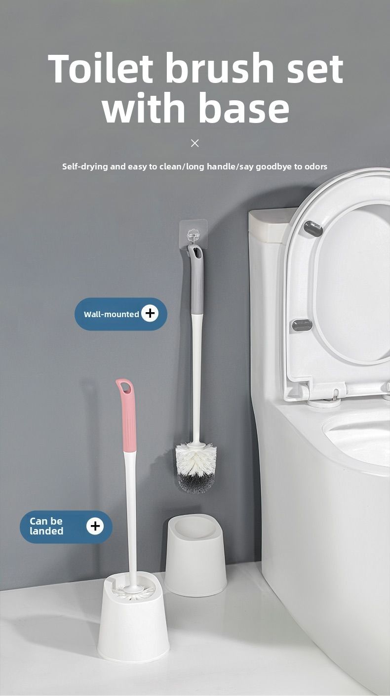 Escobillero con mango extensible y soporte - Diseño compacto | Esencial para el hogar y el dormitorio_voghion.com