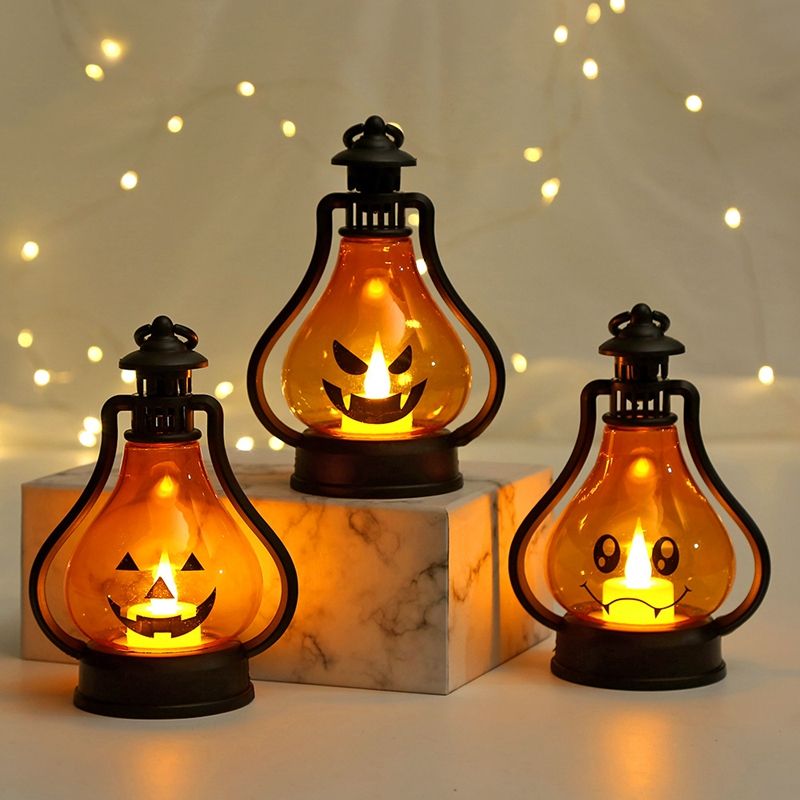 Decorazioni di Halloween Lanterna portatile per bambini Zucca Bar Atmosfera horror Disposizione Puntelli Ornamenti di Halloween per esterni_voghion.com