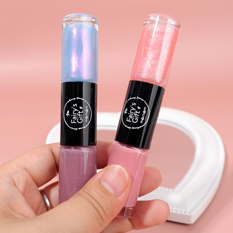 Sequin Nail Double-ended Polish Semi-permanent Varnish Soak Off UV LED Nail Art Colorful Hybrid Varnish Ma_voghion.com