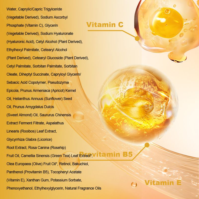 Vitamin C Night Moisturizing Improves Dullness And Repairs Acne Skin VC Cream_voghion.com