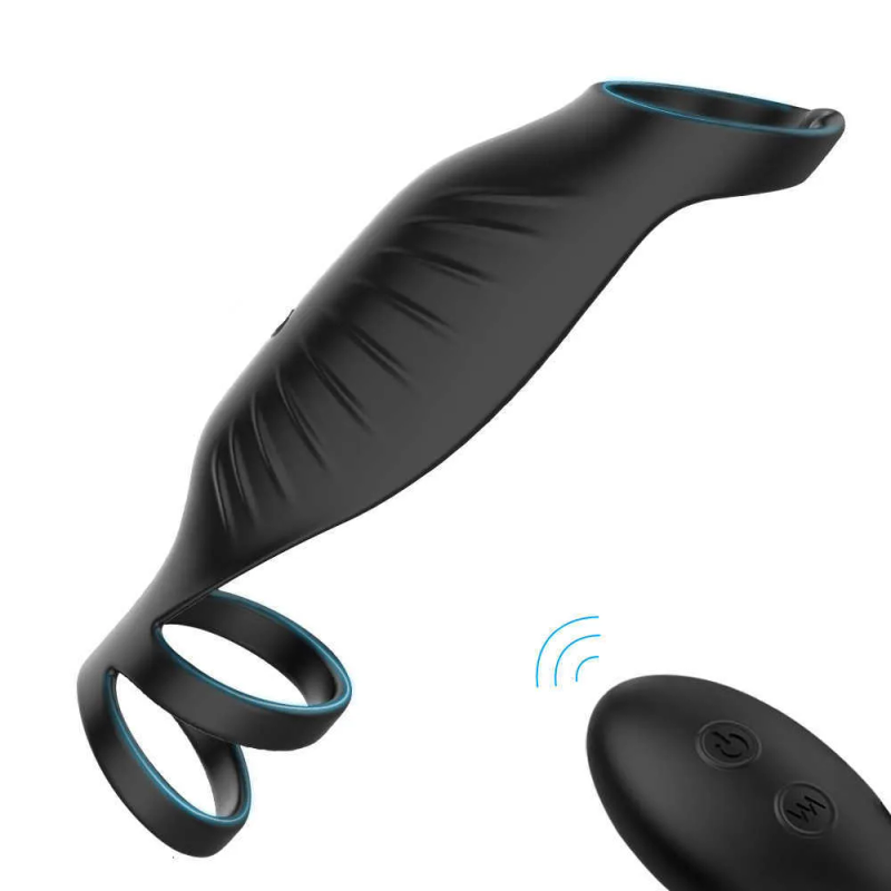 Massager Sex Toy Male Remote Vibrating Silicone Sleeve Ring Delay Ejaculation Enlargement Toys f Men Tes s_voghion.com