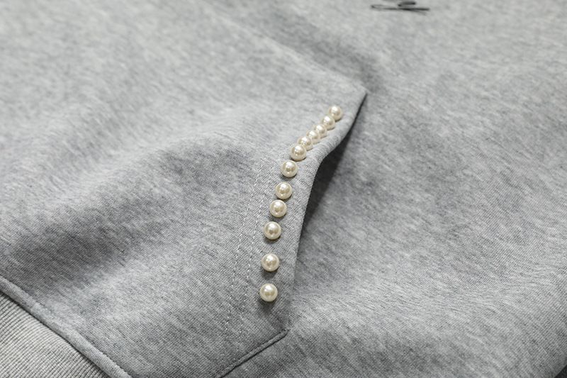 American Style 3D Pearl Puppy Embroidery For Men Women, New Autumn And Winter Couple Design Hoodie_voghion.com