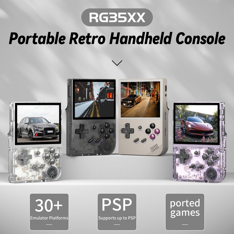 Machine de jeu portable rétro portable RG35XX + H700 édition verticale améliorée 2024_voghion.com