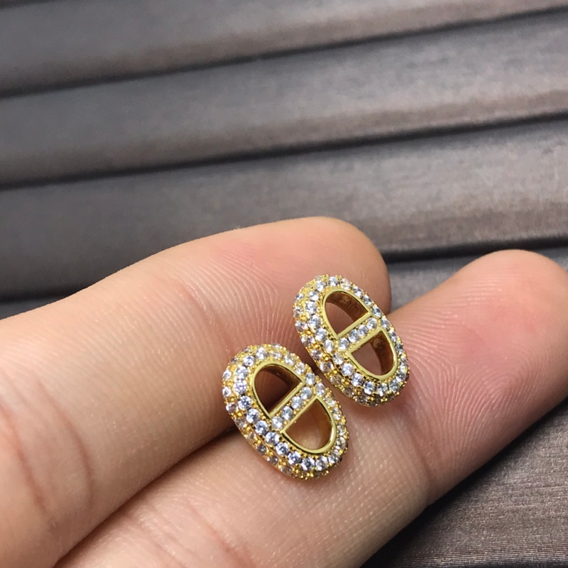 Orecchini di perle di marca europea e americana, orecchini a clip per orecchio con anello di perla rotondo in acciaio inossidabile da donna, regalo di gioielli da donna Mujer_voghion.com