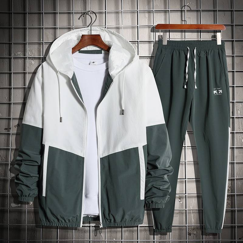 027 dual color main promotion casual, handsome, and youthful two-piece set_voghion.com