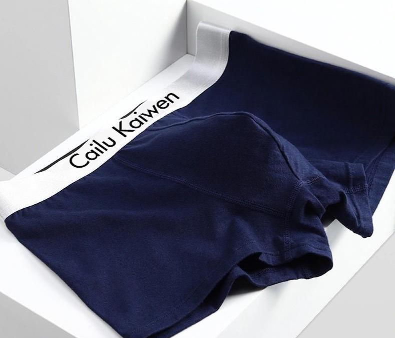 Underwear & Sleepwears Boxed Men's Underwear Pure Cotton Boxer Briefs Antibacterial Solid Color Tin Gift Box Boxer Briefs_voghion.com