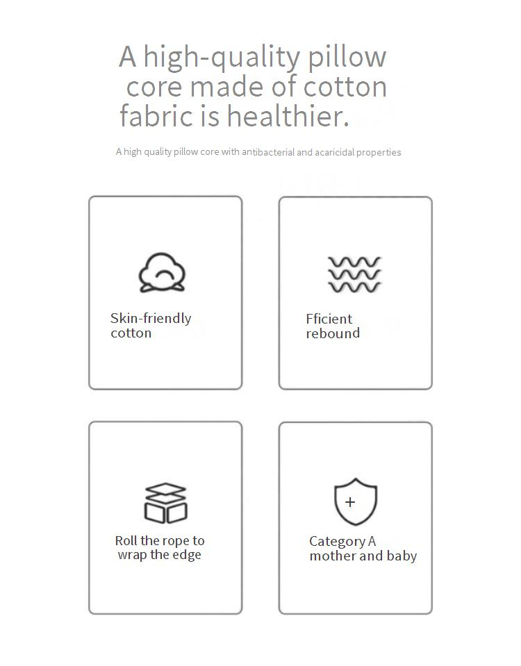 5-Star Hotel Cotton Pillow For Neck Support - 3-Level Adjustable Height, Orthopedic Design_voghion.com