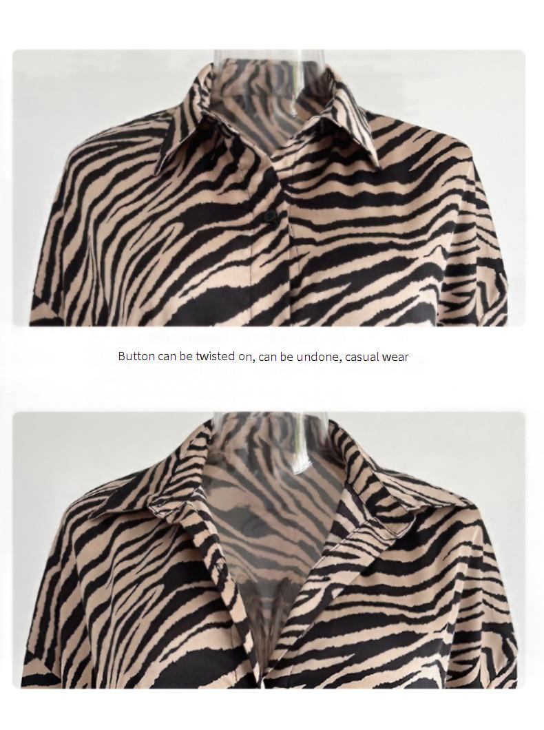 Camicia da notte oversize stile boyfriend – Pigiama sexy e ampio in seta (S/M/L, stampa bianca/nera/zebra, leggera e traspirante)_voghion.com