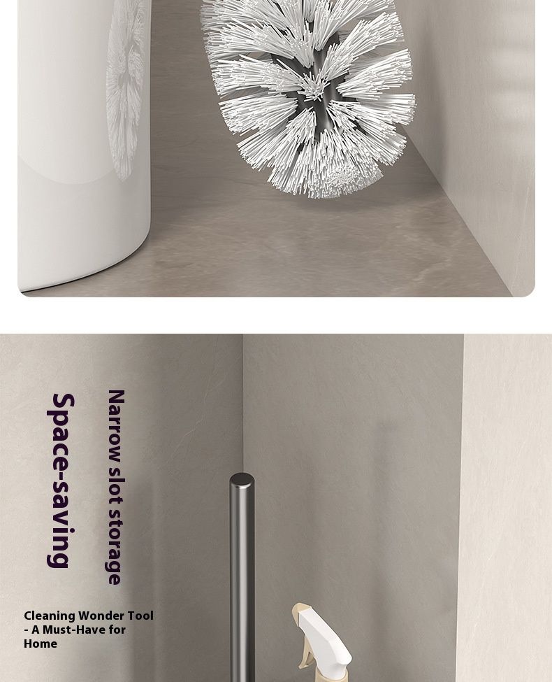 Premium Wall-Mounted Toilet Brush Holder – Heavy-Duty 30KG Capacity, Rustproof Aluminum & Powder-Coated Finish For Modern Bathrooms_voghion.com