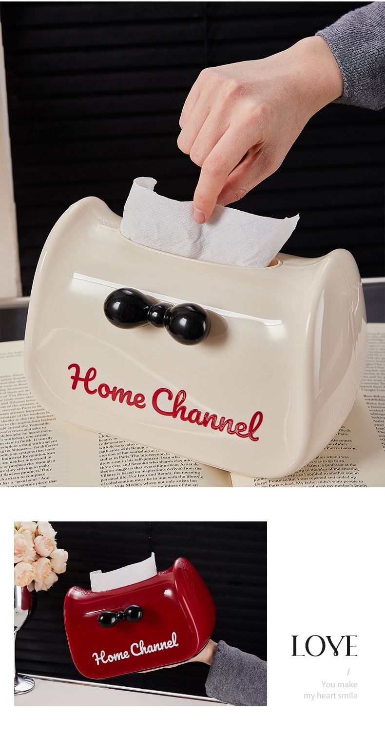 Kreatives Wohnzimmer, hochwertige Aufbewahrung für Gesichtstücher, ohne Bohren, Badezimmer, Toilettenpapierbox, zwei Fächer_voghion.com
